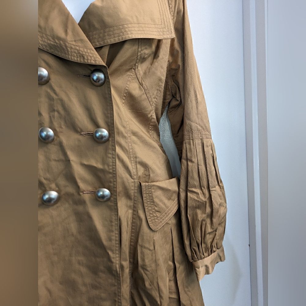 Vertigo Paris Tan rain coat size M - Picture 6 of 6
